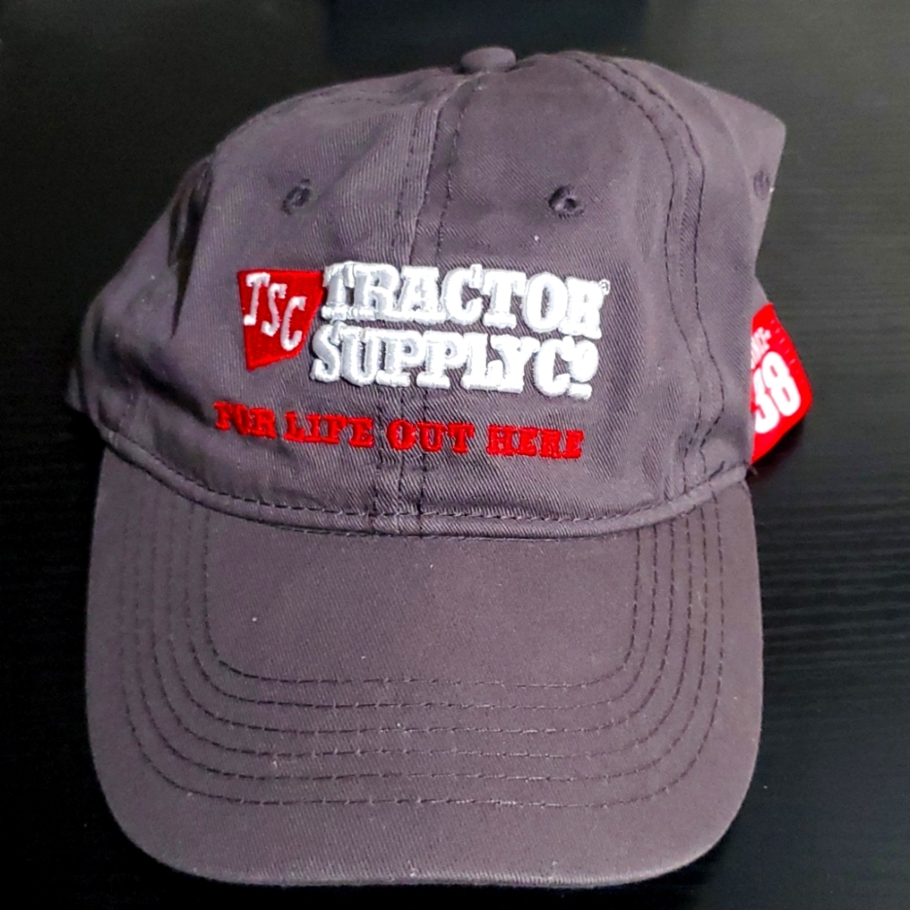 Tractor supply Co hat for life out here since 38